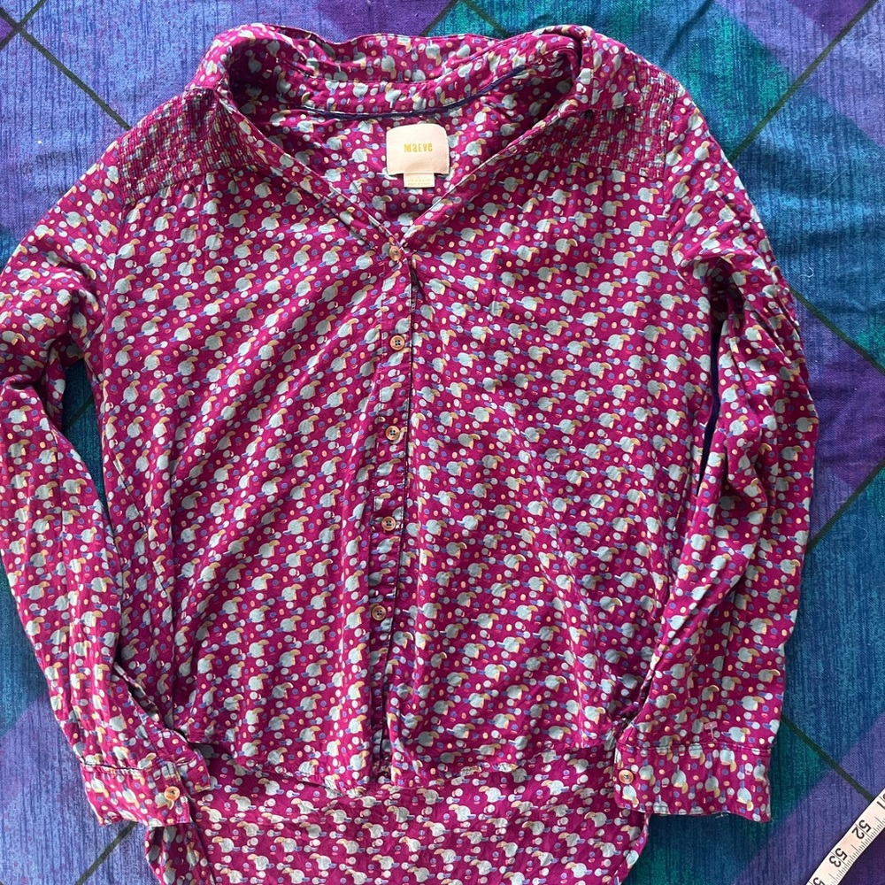 Maeve Anthropologie Amara Blouse S-M. See measurements